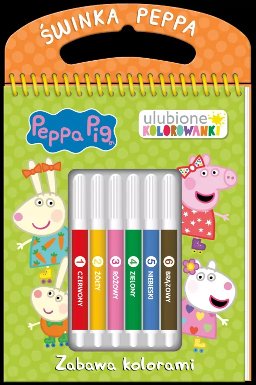Peppa Pig. Ulubione kolorowanki 3. Zabawa kolorami - tantis.pl
