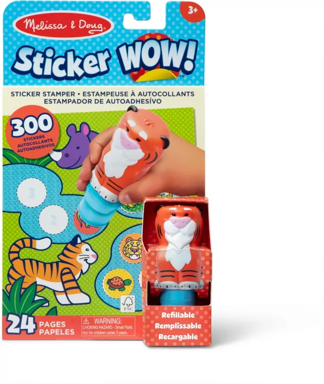 Mellisa&Doug: Świat Naklejek - Tygrysek - tantis.pl