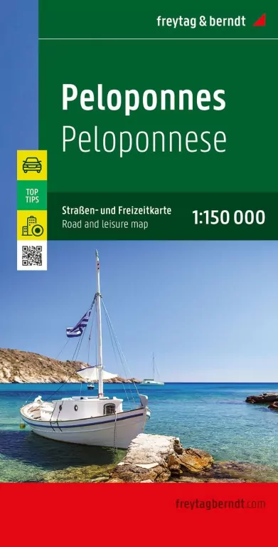 Mapa Peloponez 1:150 000 - tantis.pl