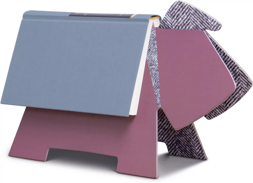 STAY! Doggy book rest - podstawka pod książkę fioletowa - tantis.pl