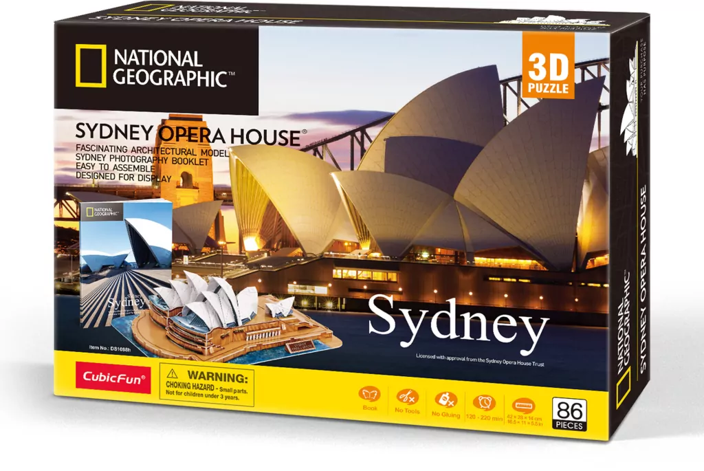 Puzzle 3D. National Geographic. Sydney - tantis.pl