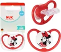 NUK. Perfect Match. Smoczek z silikonowym smoczkiem. Miki. Czerwony - tantis.pl