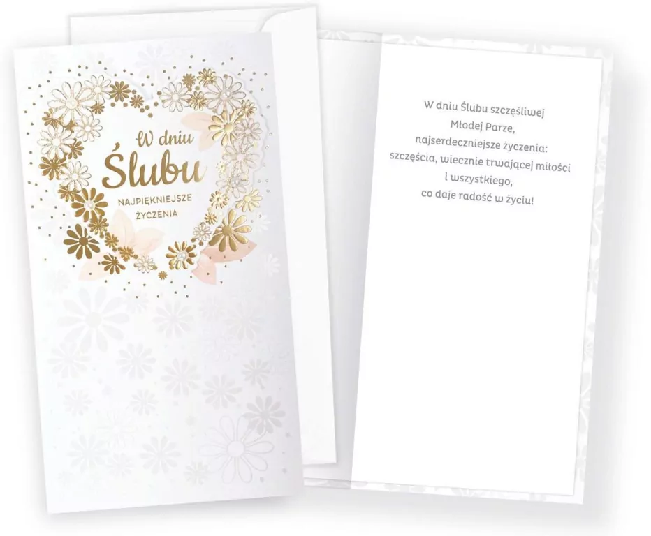 Karnet okolicznościowy. Ślub. Kukartka. Passion Cards - tantis.pl