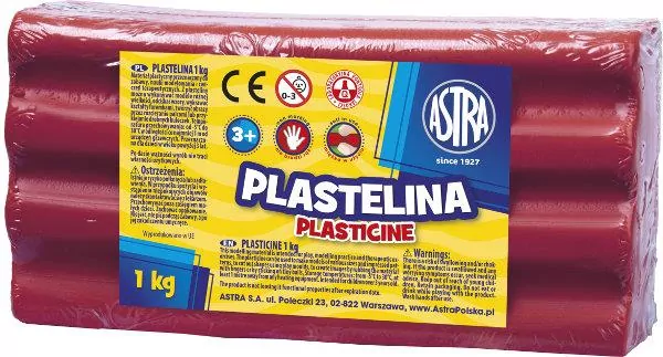 Plastelina Astra 1 kg różowa - tantis.pl