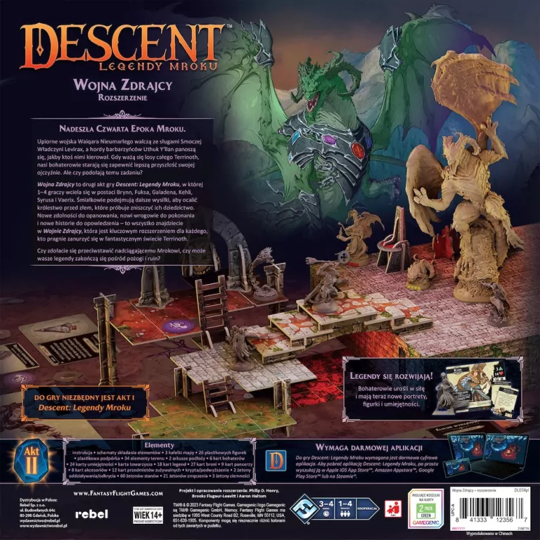 Gra Descent Legendy Mroku Wojna Zdrajcy dodatek - tantis.pl
