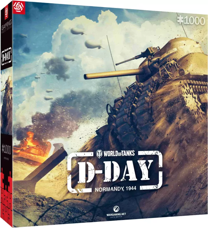 Puzzle 1000. World of Tanks D-Day - tantis.pl