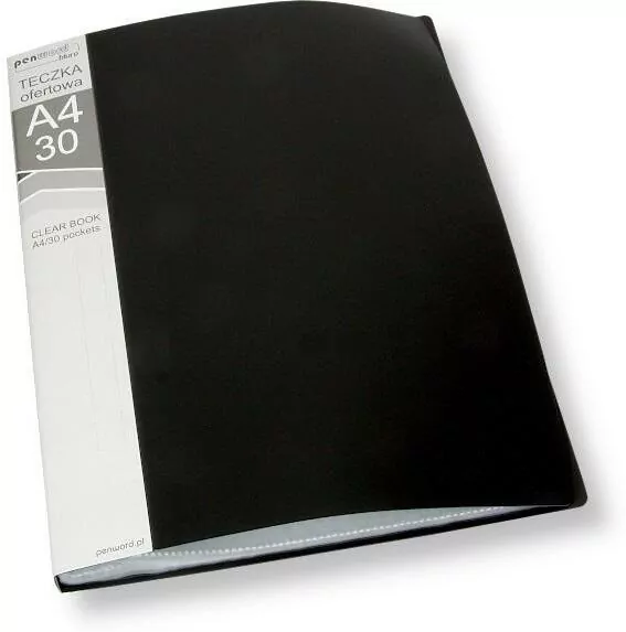 Teczka A4/30 ofertowa czarna - tantis.pl