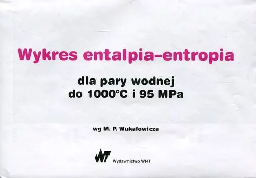 Wykres entalpia-entropia dla pary wodnej do 1000st C i 95 Mpa - tantis.pl
