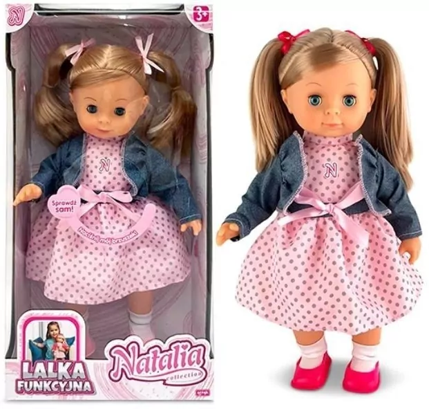 Lalka Natalia mówiąca po polsku, 39cm - tantis.pl