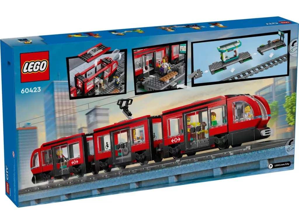LEGO® City. Tramwaj miejski ze stacją 60423 - tantis.pl