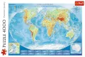 Puzzle 4000. Wielka mapa fizyczna świata - tantis.pl