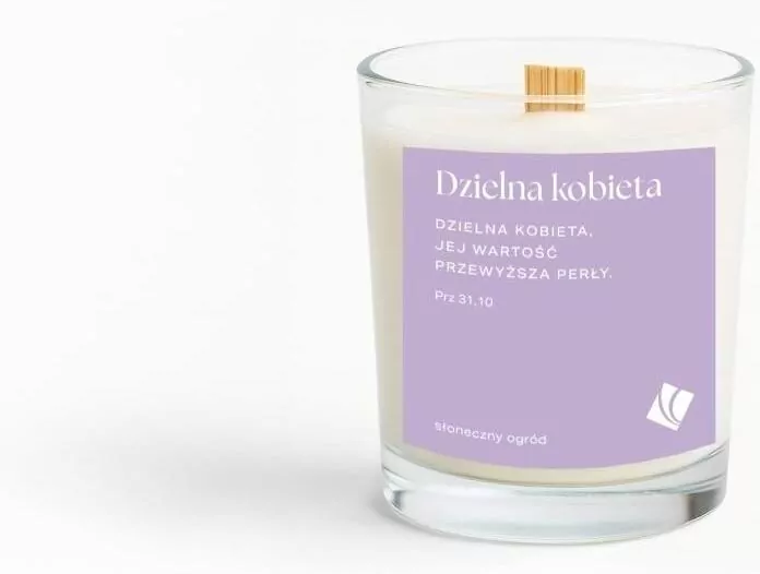 Świeca zapachowa - Dzielna kobieta - tantis.pl