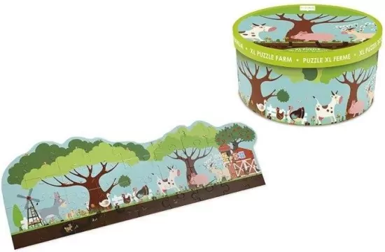 Puzzle 36 podłogowe. Farma