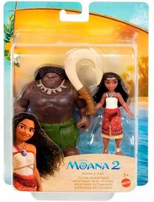 Disney Vaiana 2 Zestaw małych lalek Vaiana i Maui - tantis.pl