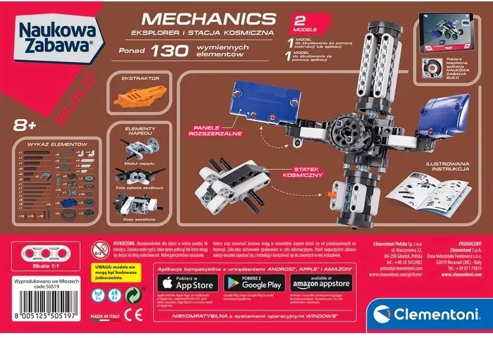 Pojazdy kosmiczne. Laboratorium mechaniki. Naukowa zabawa. 50519 - tantis.pl
