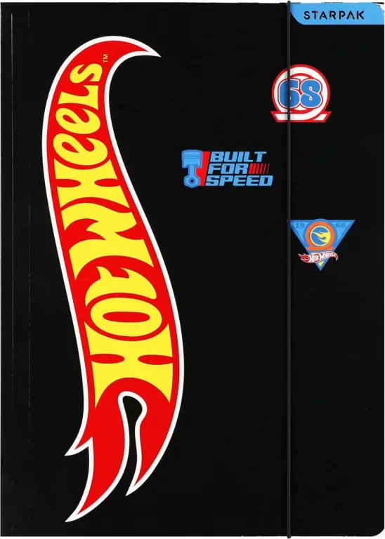 Teczka z gumką. Hot Wheels - tantis.pl