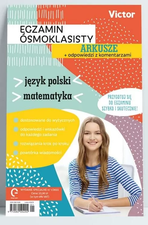 Egzamin ósmoklasisty. Arkusze 1/2022 - tantis.pl