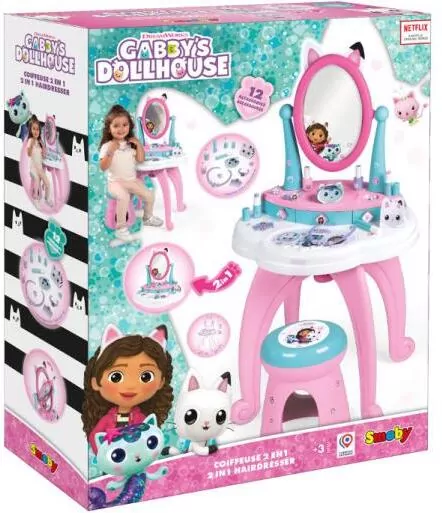 Smoby Koci domek Gabi Toaletka 2w1 - tantis.pl