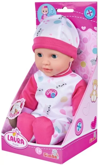 Laura. Słodki bobas z dźwiękiem 30cm - tantis.pl