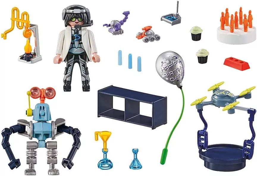 Naukowiec z robotami. City Life 71450 - tantis.pl