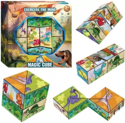 Kostka do układania dinozaury