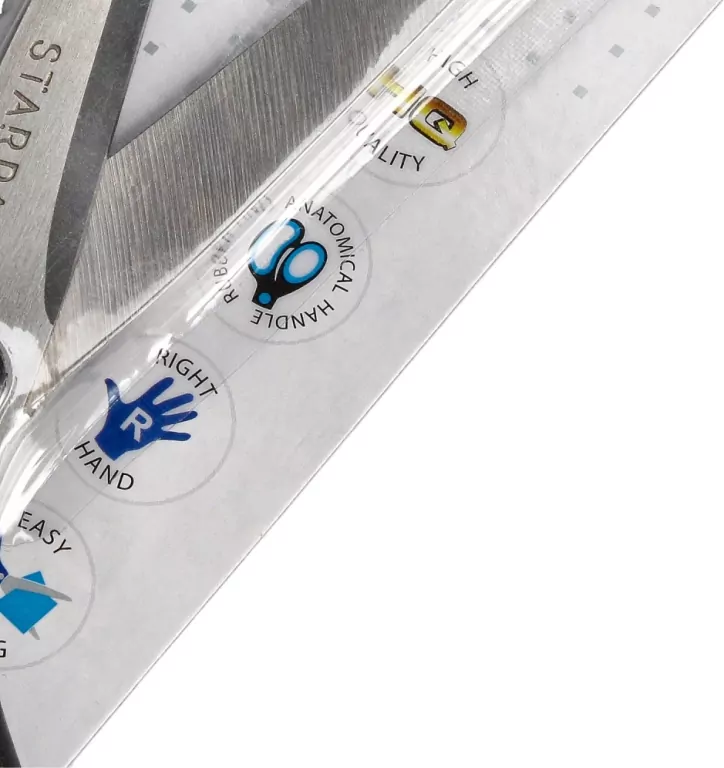 Nożyczki z gumowymi rączkami 165 mm. - tantis.pl